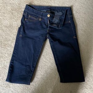 Women’s dark blue jeans. Size 2. Good condition